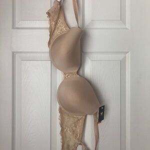 Wacoal NWT lace  Bra  40DD Nude Beige underwire